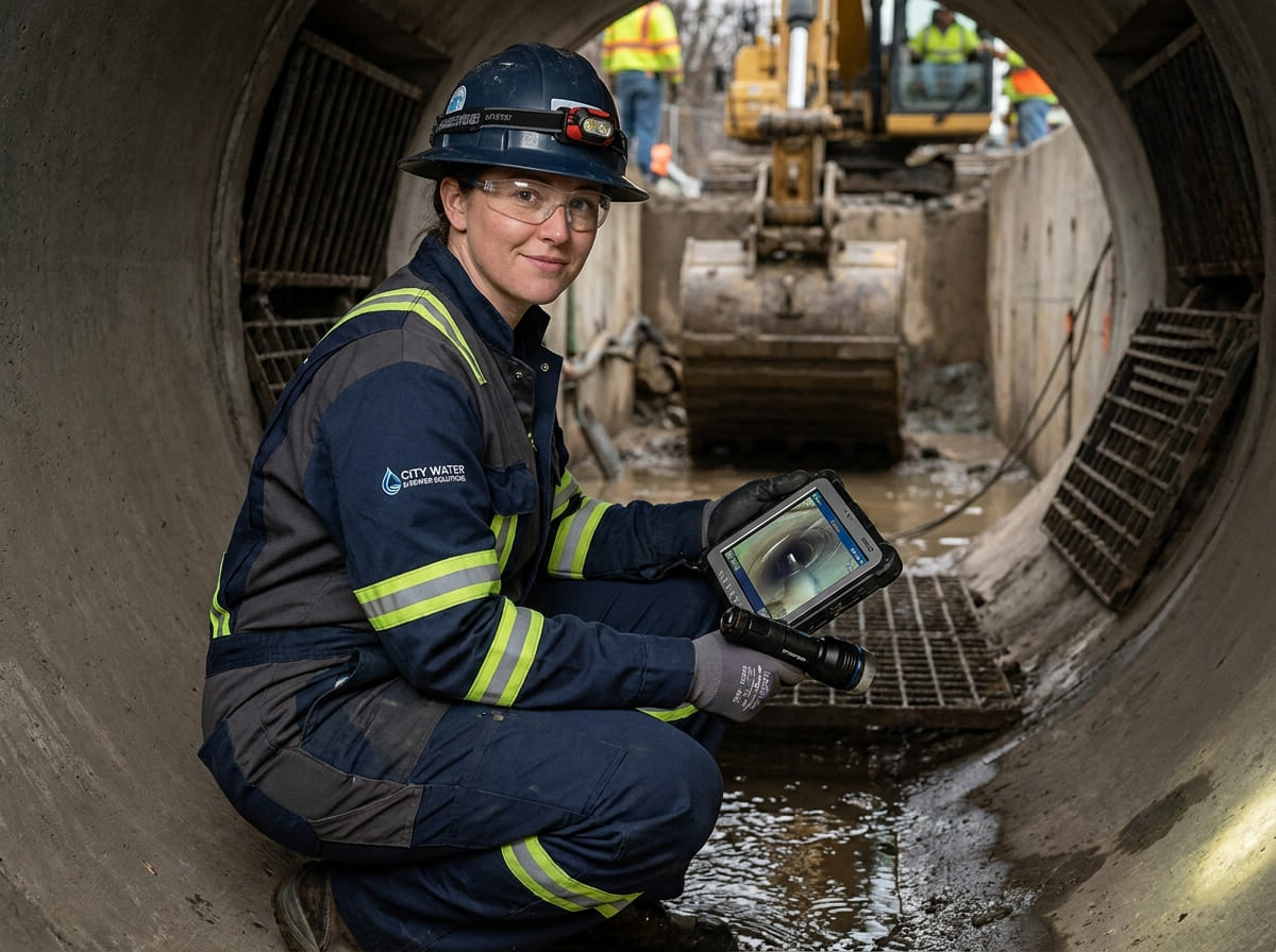 Sewer Line Inspection & Replacement in Flat